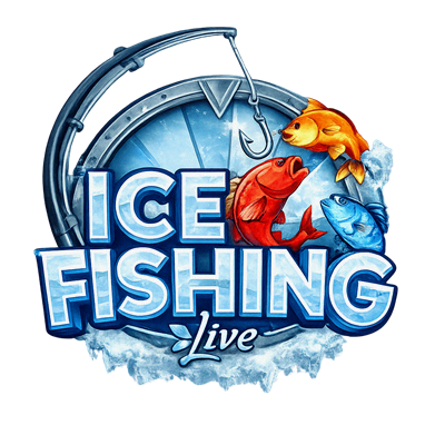 Slot Ice Fishing con temática de pesca en el hielo y premios acumulados por captura